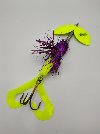 Arm Jerker Double #7 Wide Willow Flashabou